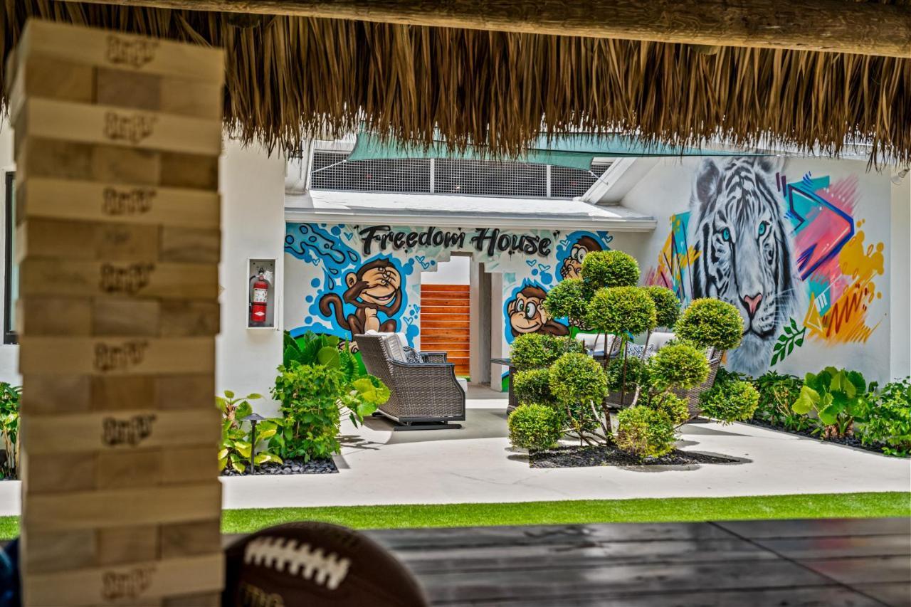 The Freedom House • Urban Oasis • Eclectic Retreat Villa Fort Lauderdale Eksteriør bilde